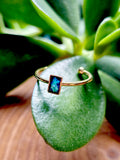 Resin minimalist Ring- Auora Borealis