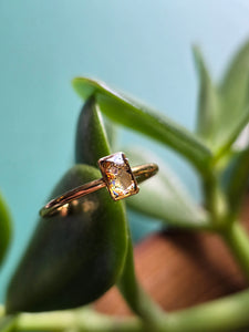 Resin minimalist Ring-Golden