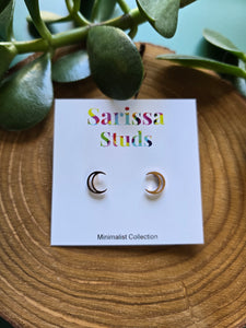 Minimalist Studs 13 (Rose gold plated)