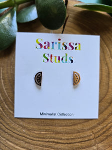 Minimalist Studs 15 (Rose gold plated)