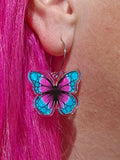 Mylah Butterfly Hoops