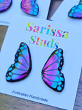 Butterfly Studs~ Purple Blue