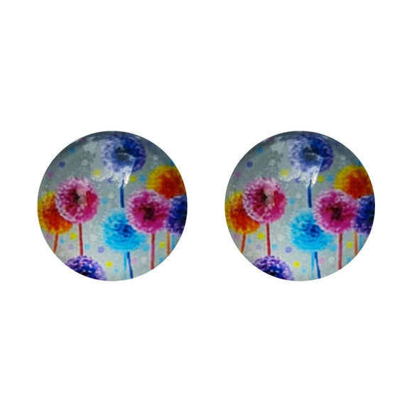 Make a wish Glass Studs